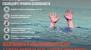 Правила поведения на водоемах в летний период